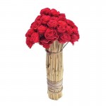 Šopek Beauty Rose x40 - 30 cm barvni